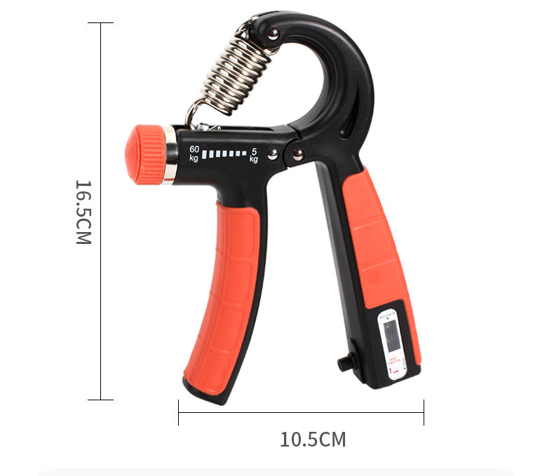JF05 Agarrador de Mano Ajustable con Contador – Reforzador de Agarre y Fuerza Muscular