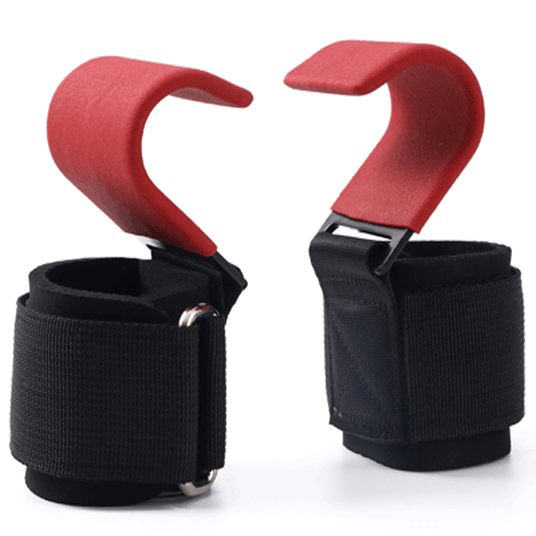 0529-02 Gancho con Muñequera para GYM Straps para Gym para Levantamiento de Pesas