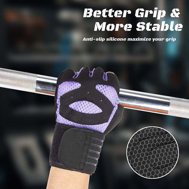 #1-2032 Guante de pesas guante de agarre para gimnasio diferentes tallas