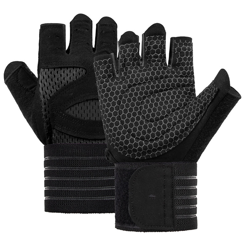#1-2032 Guante de pesas guante de agarre para gimnasio diferentes tallas