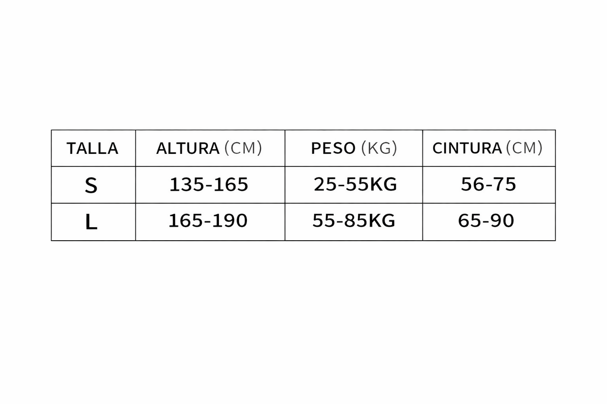 10-0005 Cinturón de soporte lumbar con tirantes