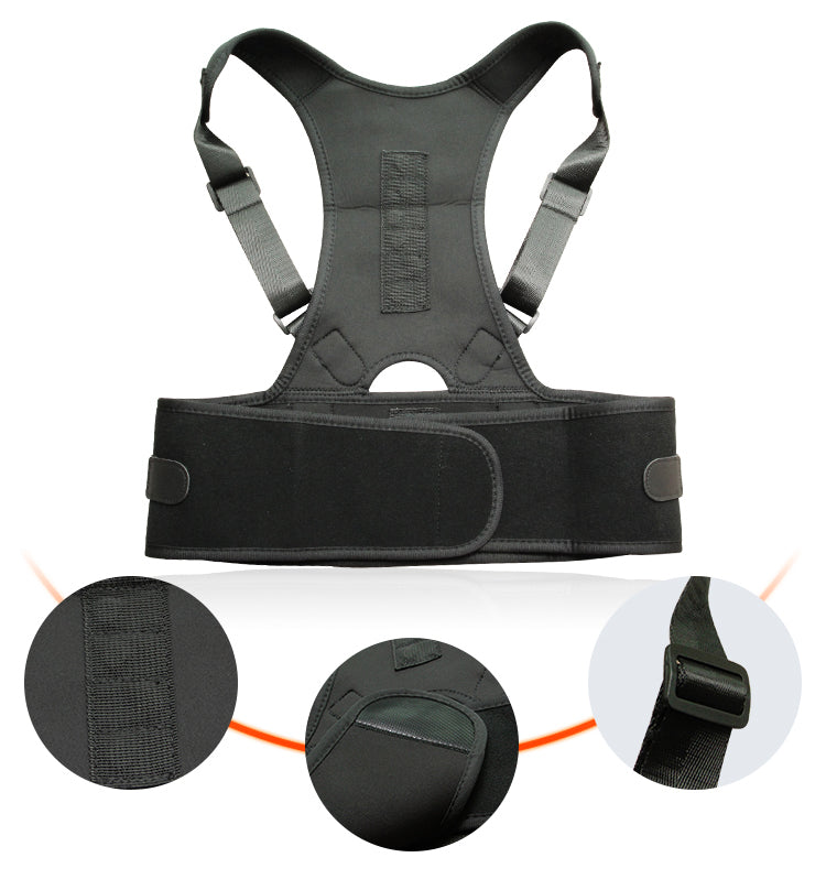 10-0005 Cinturón de soporte lumbar con tirantes