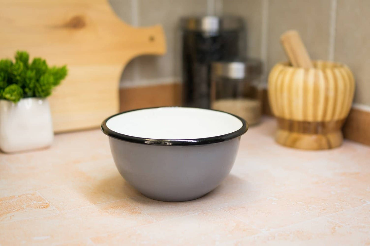 Taza Bola Gris De Peltre