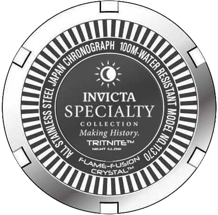 Reloj Invicta Specialty de hombre pulsera de metal 45 mm