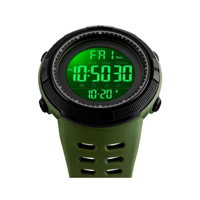 1251 Skmei Reloj para Hombre Pulsera de Caucho Digital