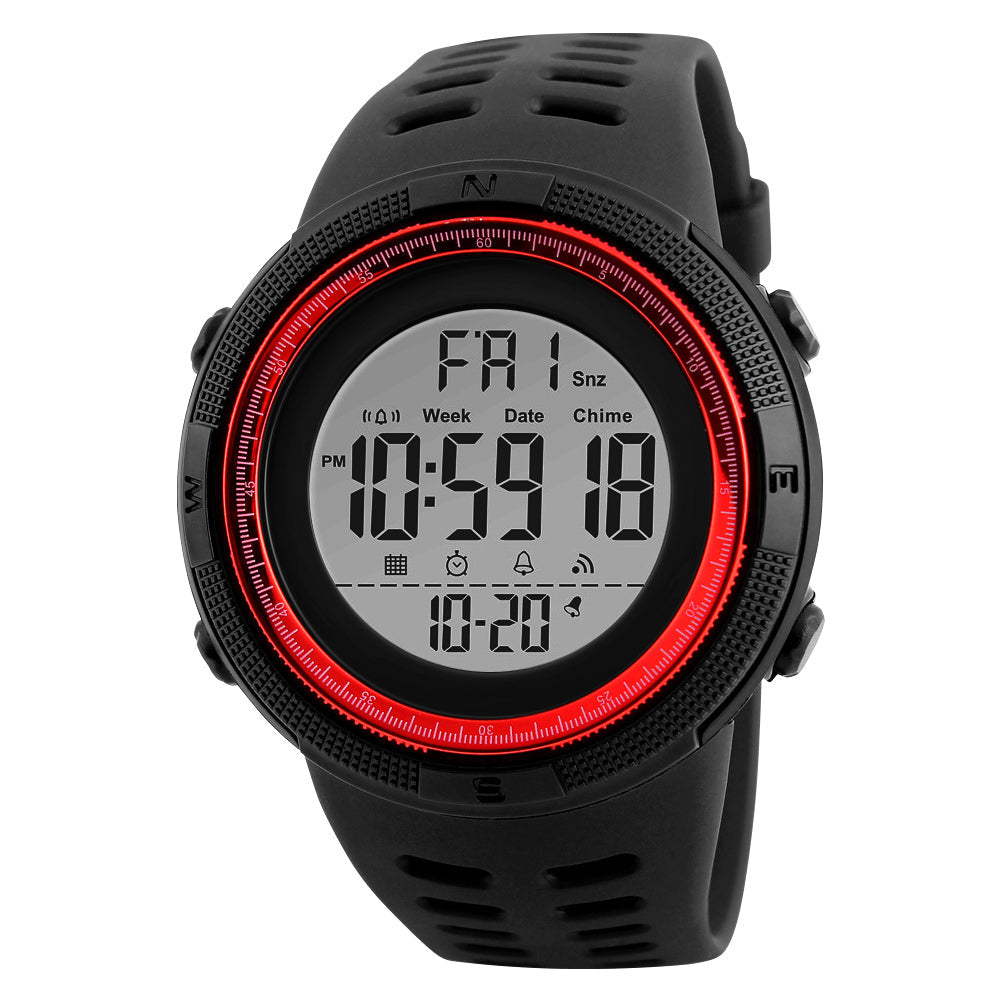 1251 Skmei Reloj para Hombre Pulsera de Caucho Digital