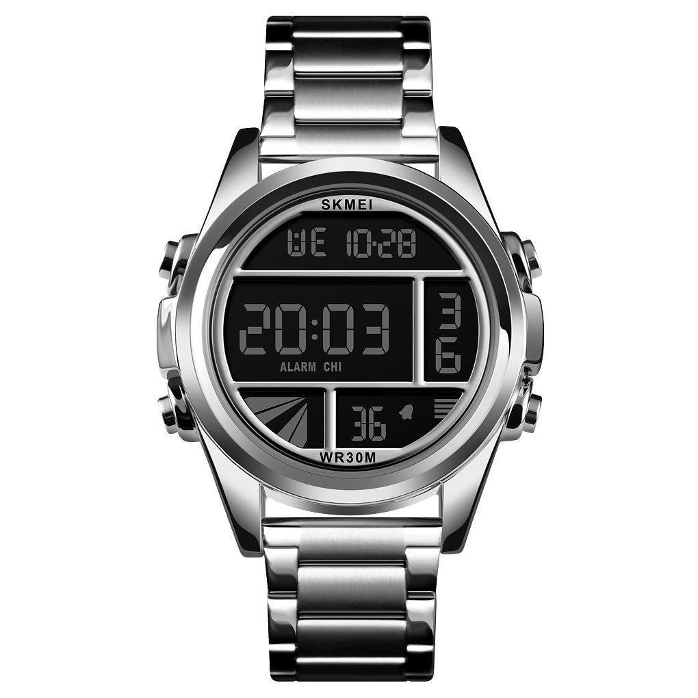 1448 Reloj Skmei para Hombre Pulsera de Metal Digital