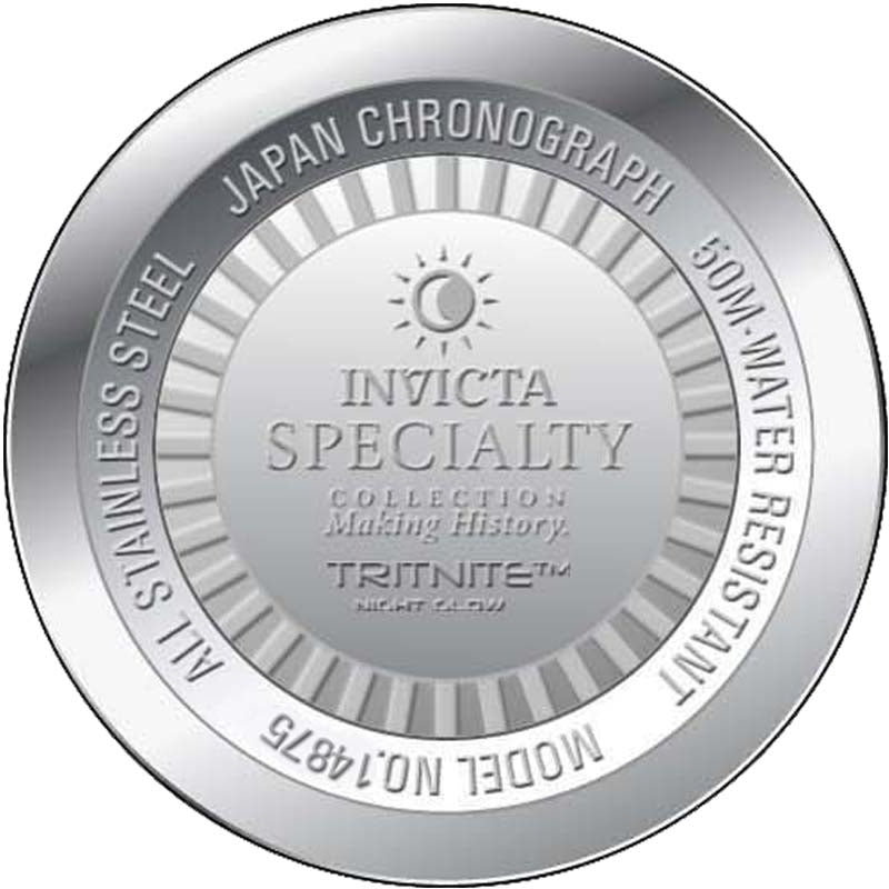 Invicta Specialty Reloj para Caballero Correa de Acero Inoxidable 45 mm