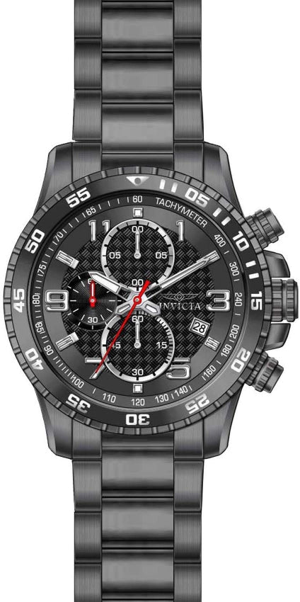 Invicta Specialty Reloj para Caballero Correa de Acero Inoxidable 45 mm