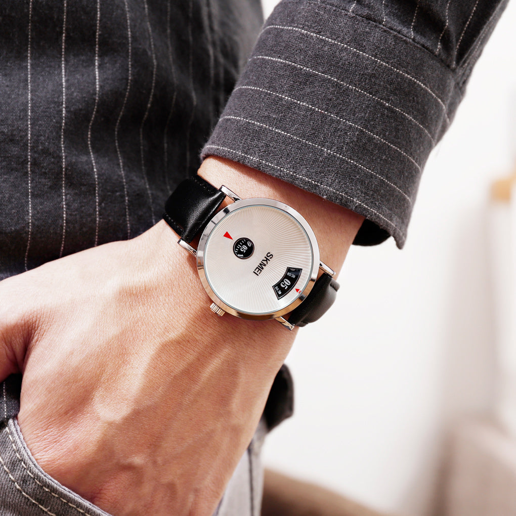 1489L Reloj Skmei para Hombre Pulsera de Cuero Análogo