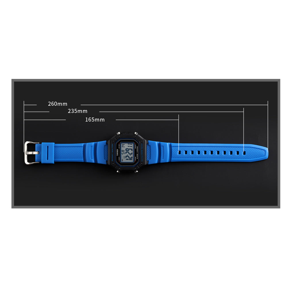 1496 Reloj Skmei para caballero pulsera de caucho