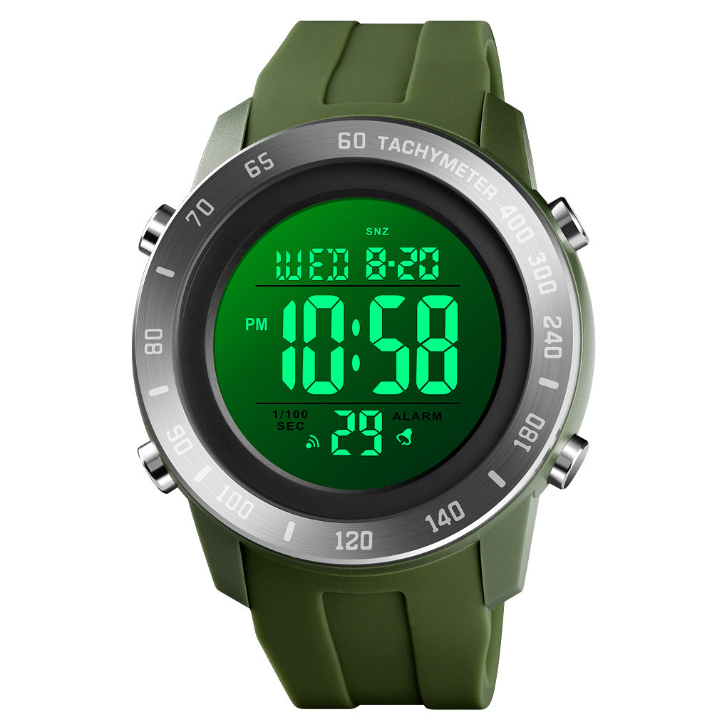 1524 Reloj Skmei para caballero pulsera de caucho digital