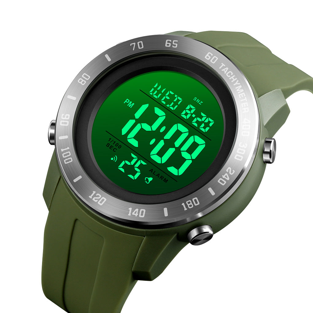 1524 Reloj Skmei para caballero pulsera de caucho digital