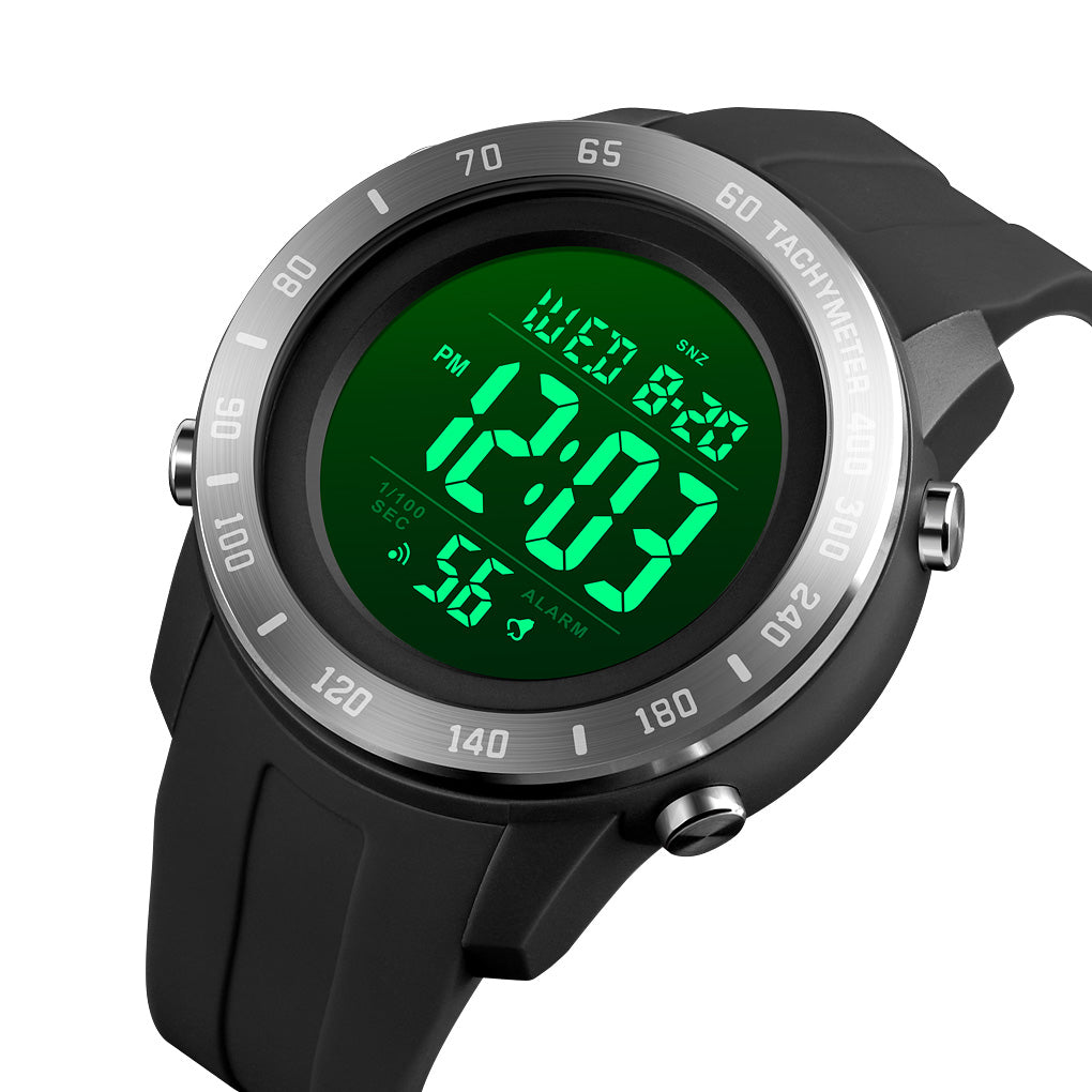 1524 Reloj Skmei para caballero pulsera de caucho digital