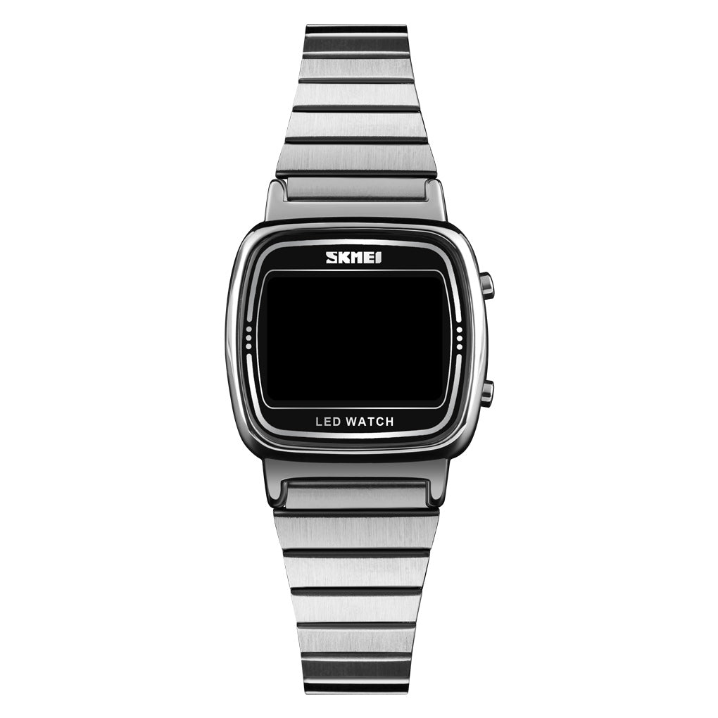 1543 Reloj Skmei para Mujer Pulsera de Metal Digital
