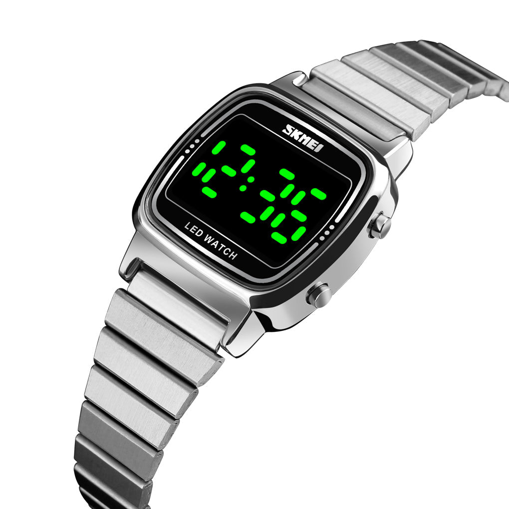 1543 Reloj Skmei para Mujer Pulsera de Metal Digital
