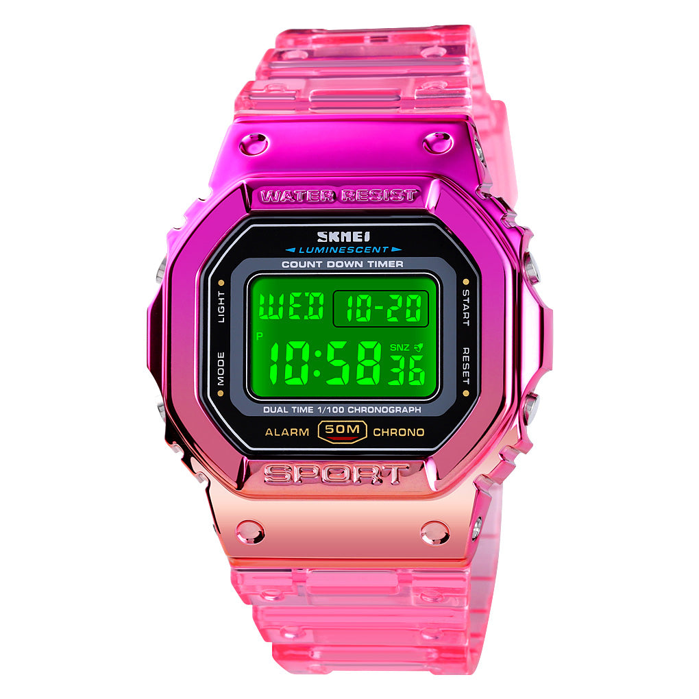 1622 Reloj Skmei para Mujer Pulsera de Caucho Digital