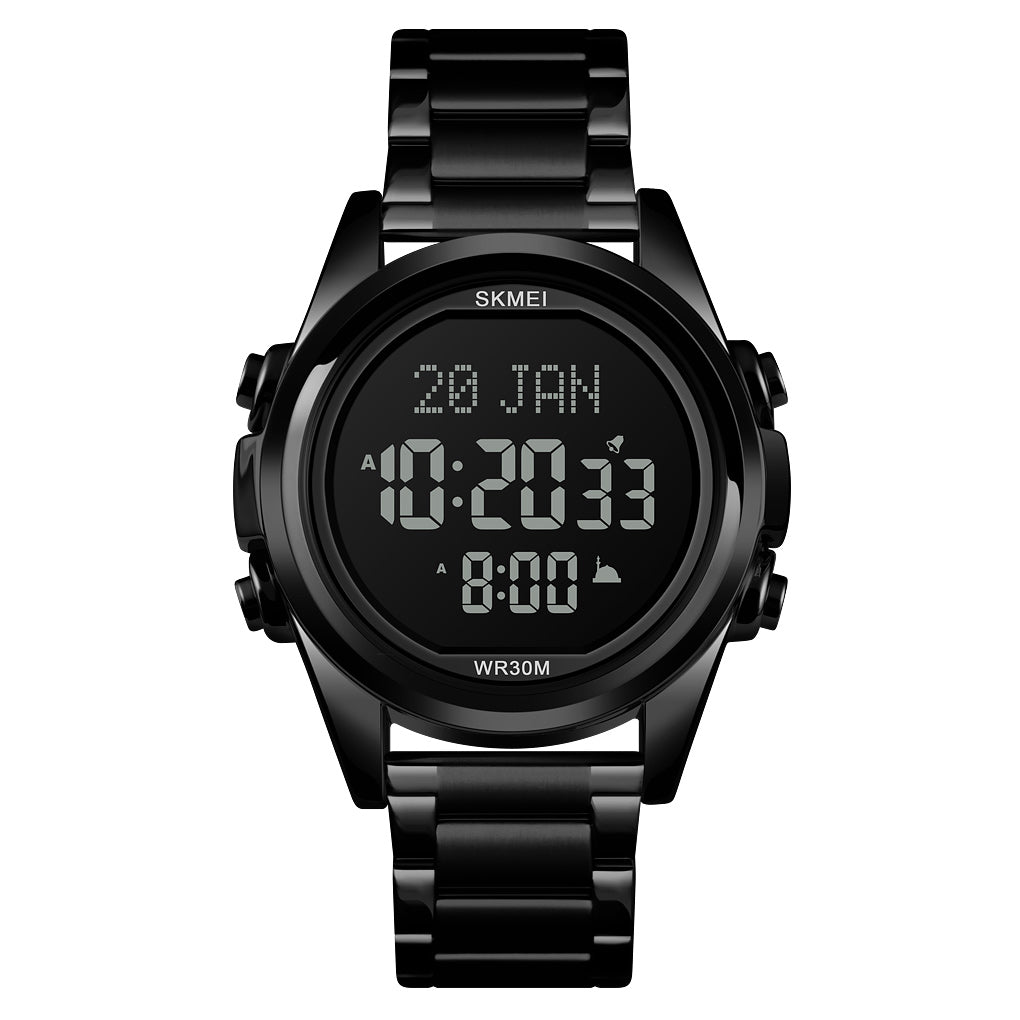 1667 Reloj Skmei Unisex Pulsera de Metal Digital