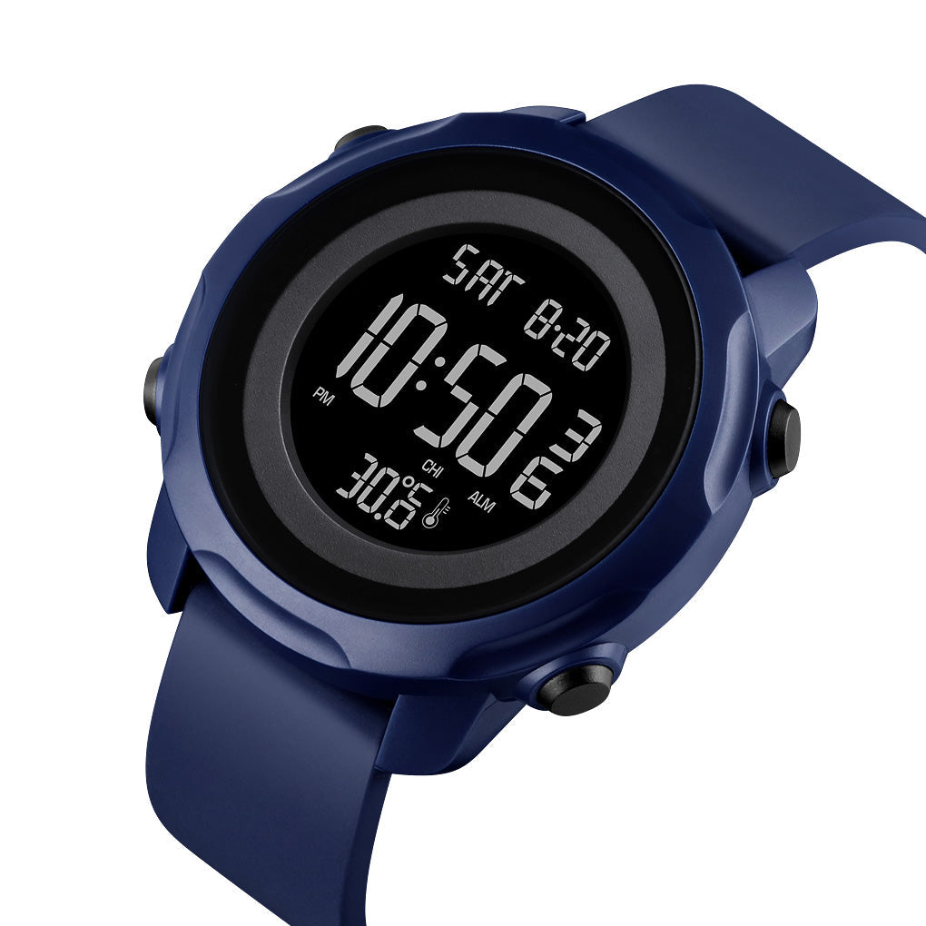 1682 Reloj Skmei para caballero pulsera de caucho