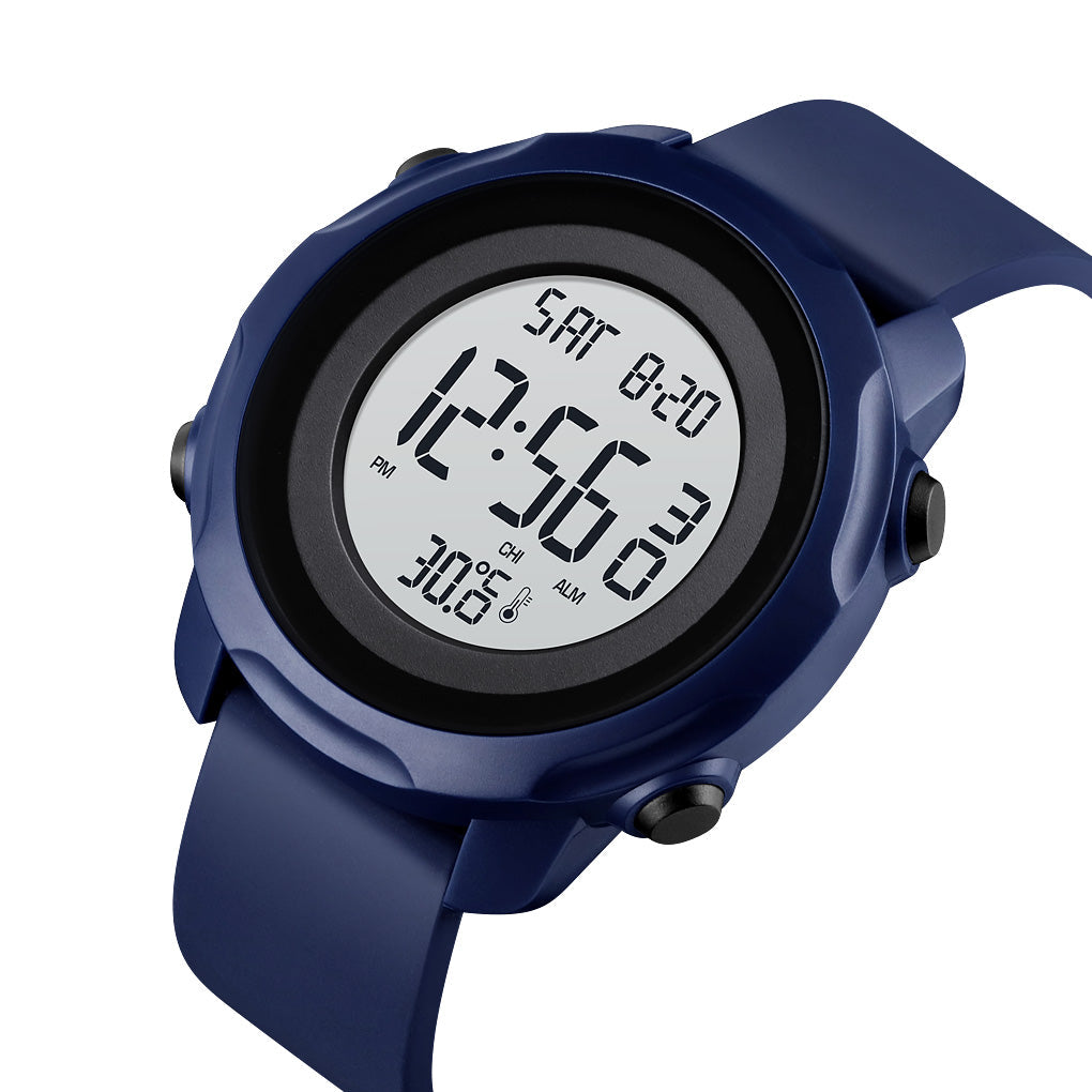 1682 Reloj Skmei para caballero pulsera de caucho