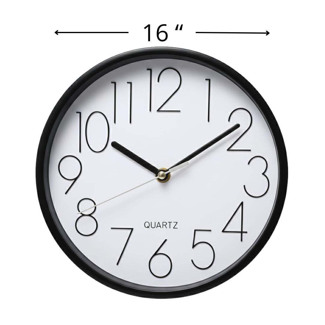 Reloj de Pared Análogo Color Blanco - Varios Tamaños