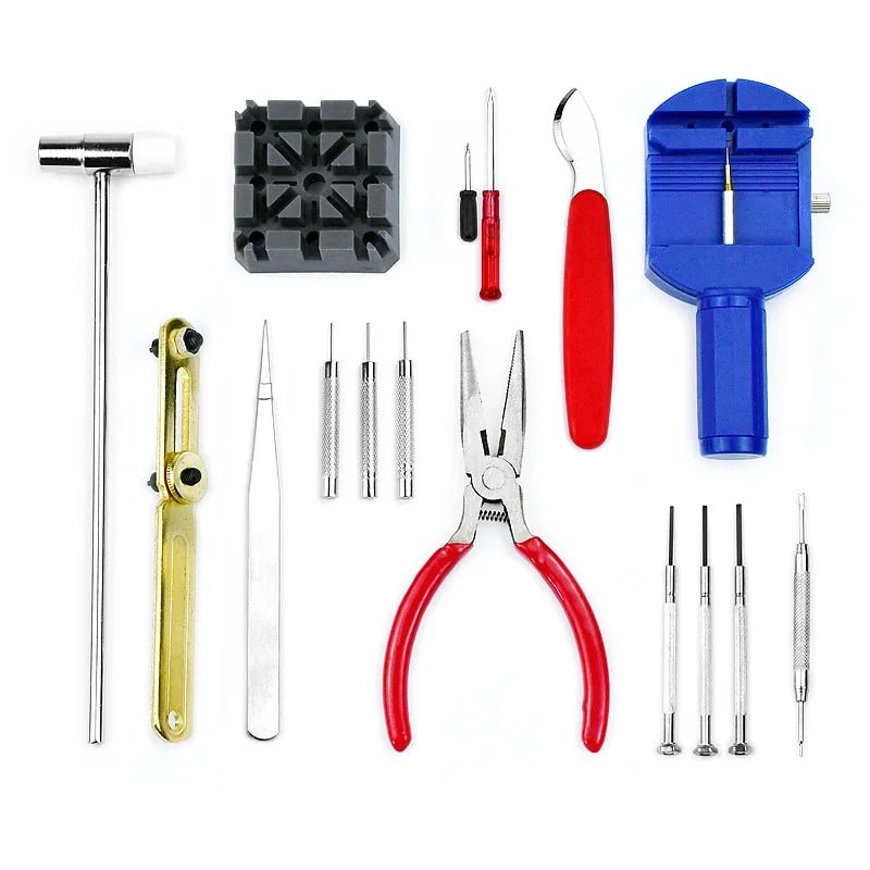 16pcs set de reparación para relojes