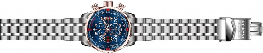 Invicta Aviator Reloj para Hombre Pulsera de Acero Inoxidable Metal Caballero