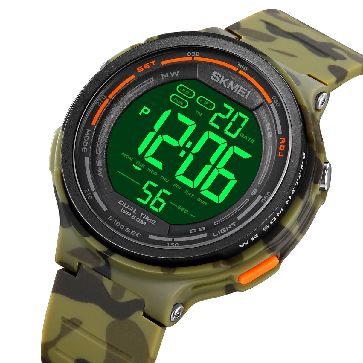 1841 Reloj Skmei Digital Pulsera de Caucho para Hombre