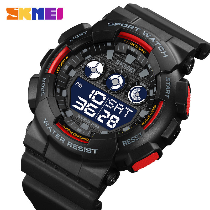 1857 Reloj Skmei para Hombre Pulsera de Caucho Digital