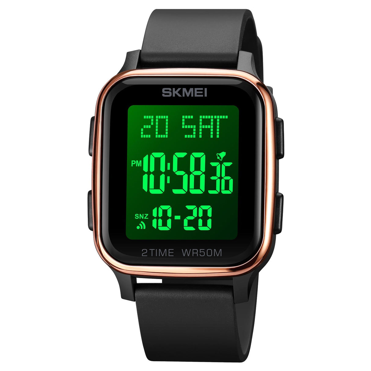 1858 Reloj Skmei para Hombre Pulsera de Caucho Digital