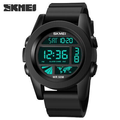 1906 Reloj Skmei para Hombre Pulsera de Caucho Digital
