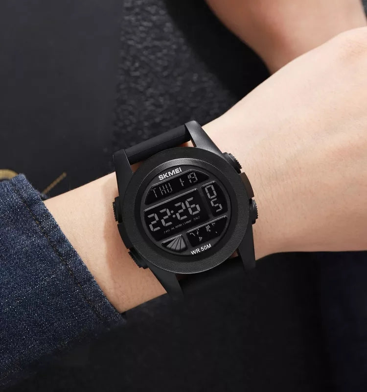 1906 Reloj Skmei para Hombre Pulsera de Caucho Digital