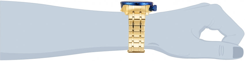 Invicta Aviator Reloj para Hombre Pulsera de Acero Inoxidable Metal Caballero 48 mm