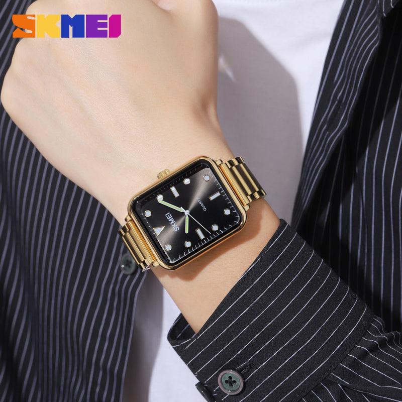 1954 Reloj Skmei para Hombre Pulsera de Metal Análogo