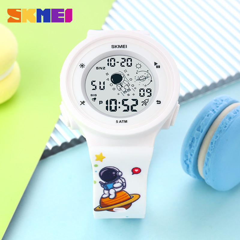 1973 Reloj Skmei para Niños Pulsera de Caucho Digital