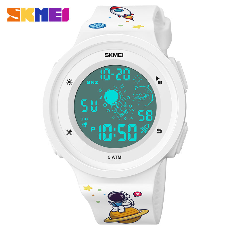 1973 Reloj Skmei para Niños Pulsera de Caucho Digital