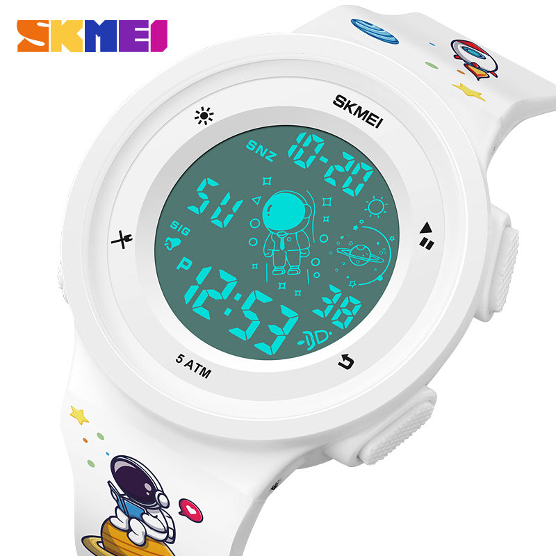 1973 Reloj Skmei para Niños Pulsera de Caucho Digital