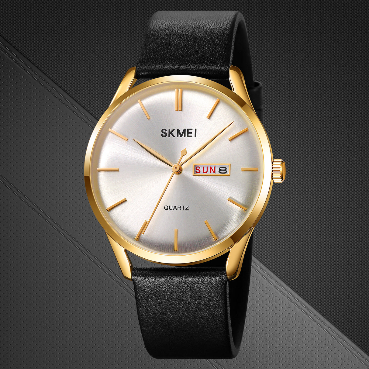1991 Skmei Reloj para Hombre Pulsera de Cuero Análogo