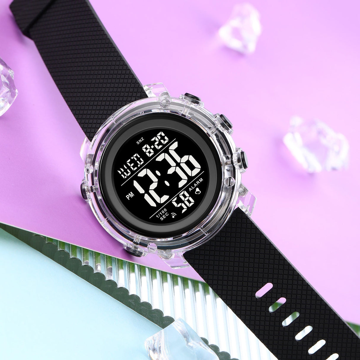 1996 Skmei Reloj Digital Pulsera de Caucho Unisex