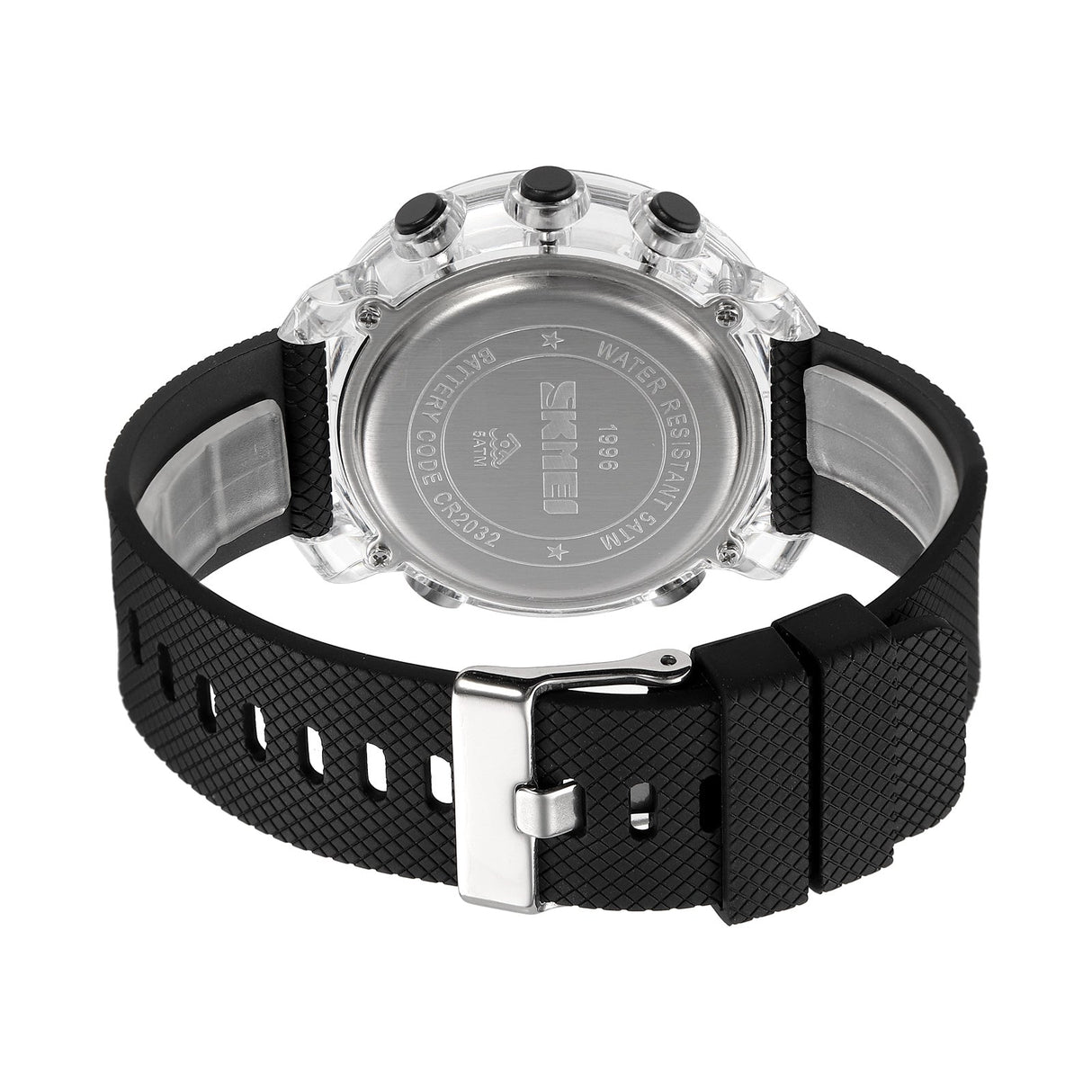 1996 Skmei Reloj Digital Pulsera de Caucho Unisex