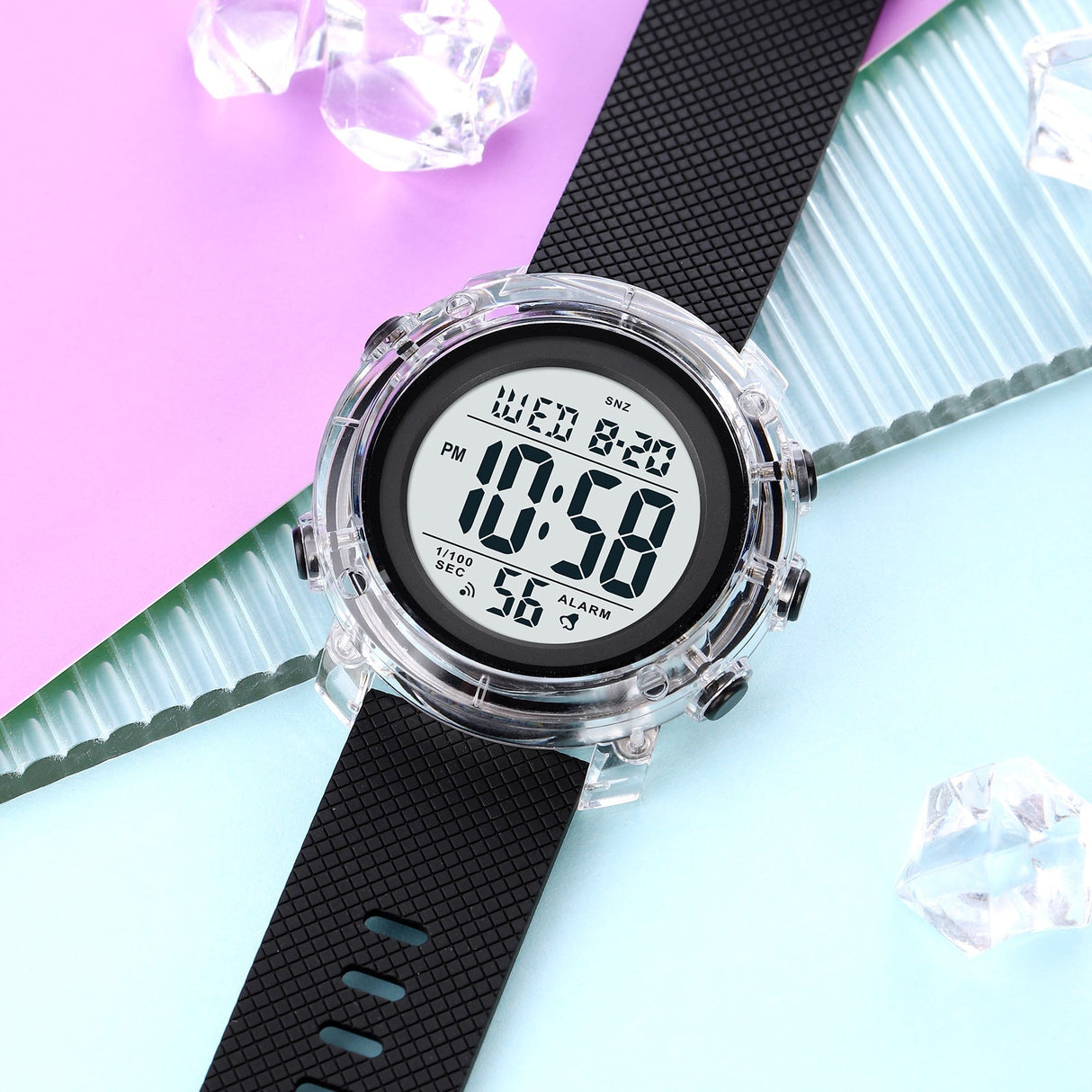 1996 Skmei Reloj Digital Pulsera de Caucho Unisex