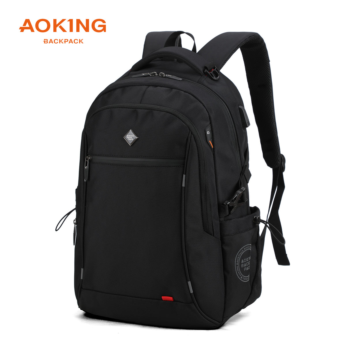 SN67687-2 Mochila Aoking Escolar de 3 Zippers