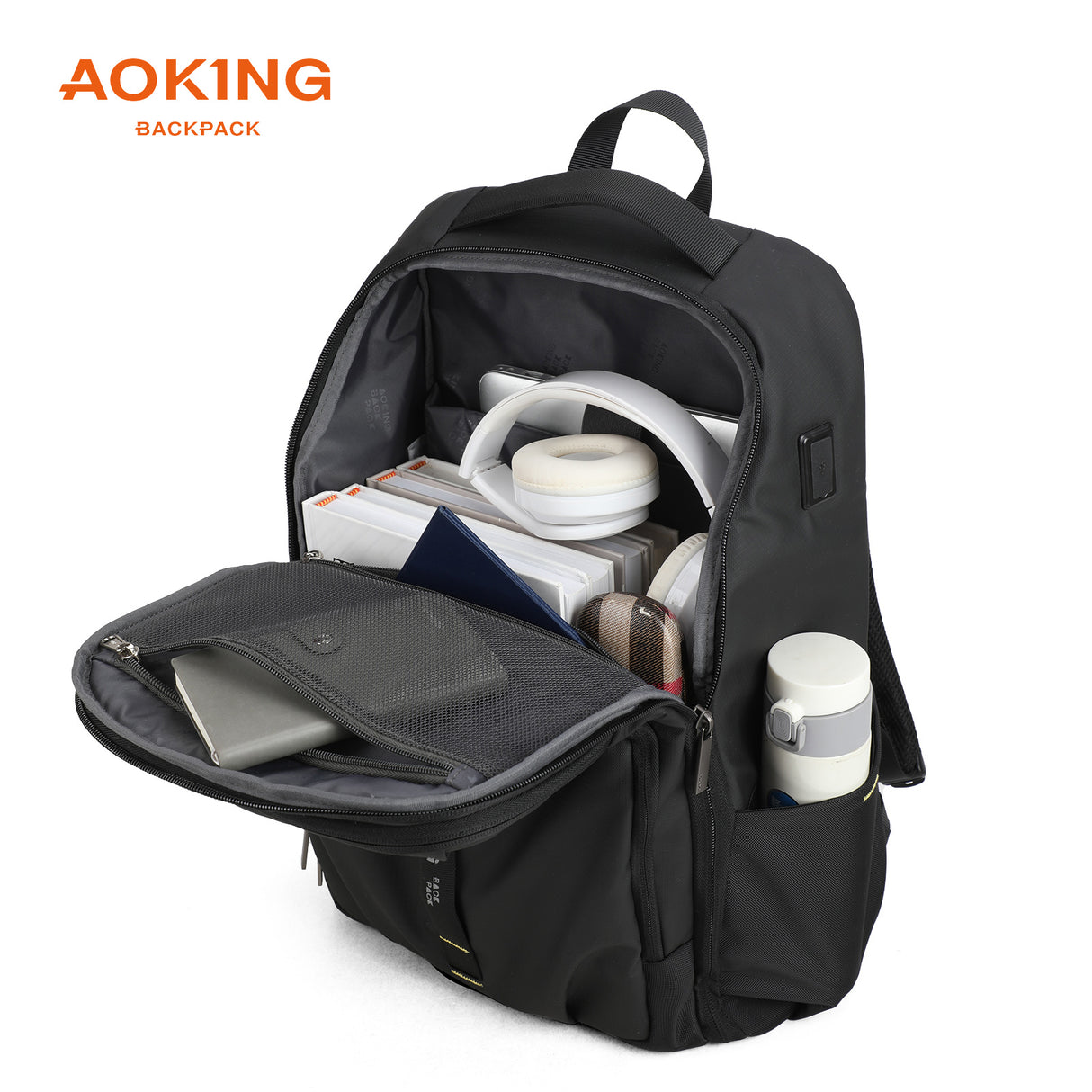 SN2640 Mochila Aoking Escolar con amplios compartimientos