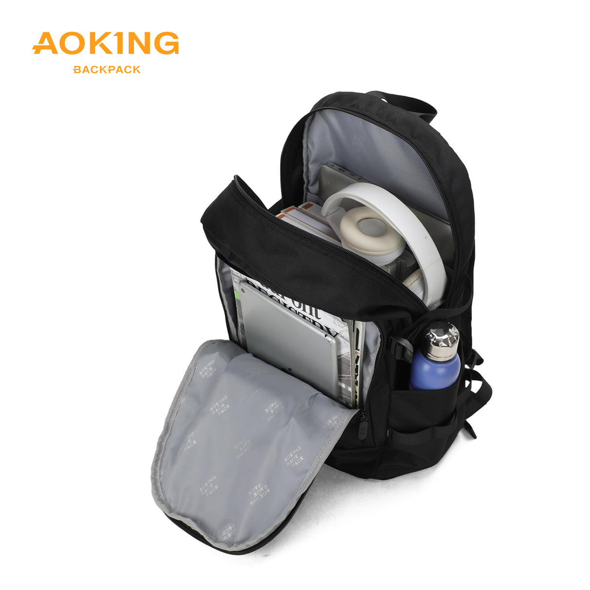 XN3507  Mochila Aoking Con compartimiento para laptop Escolar