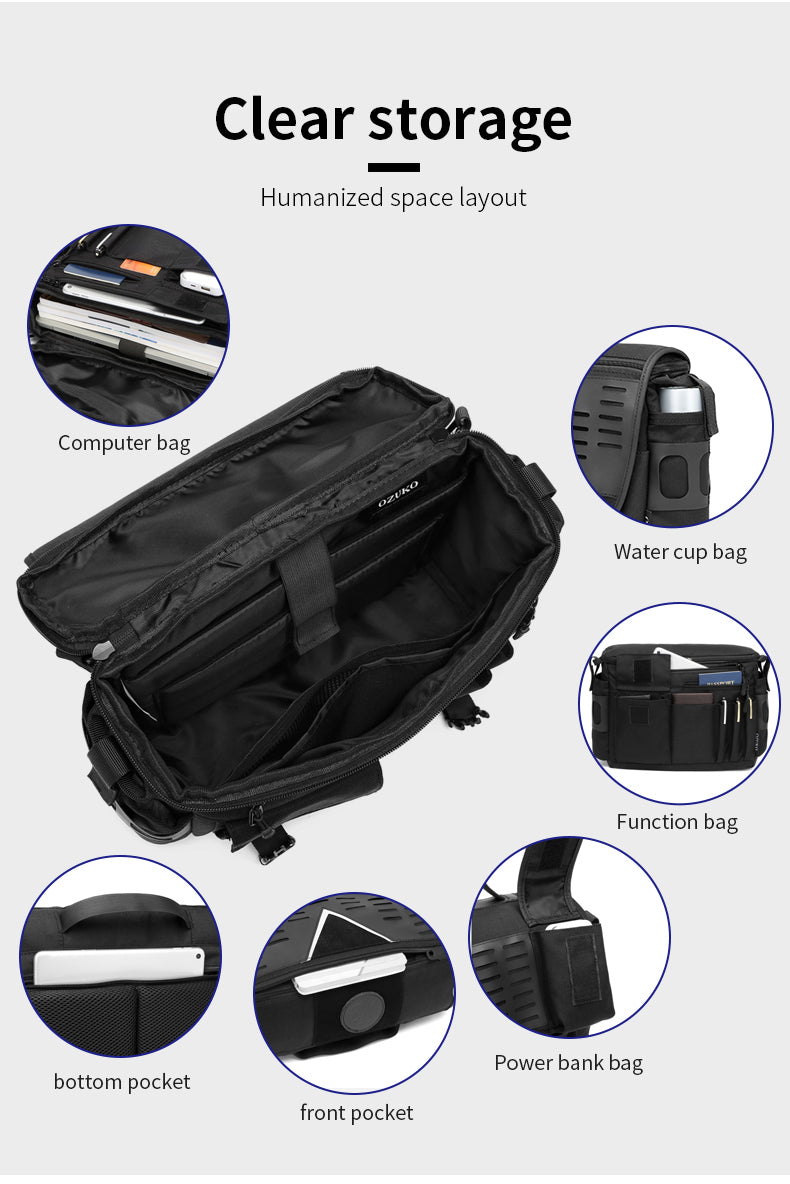 Maletín Manos Libres Ozuko para Hombre Modelo 9483