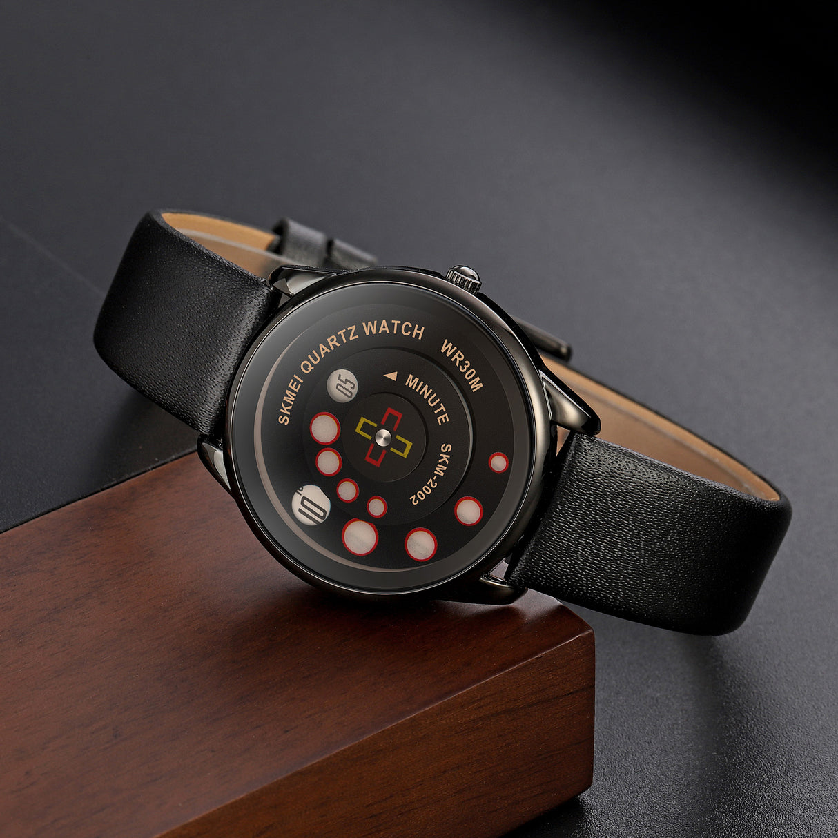 2002 Skmei Reloj para Hombre Pulsera de Cuero Análogo