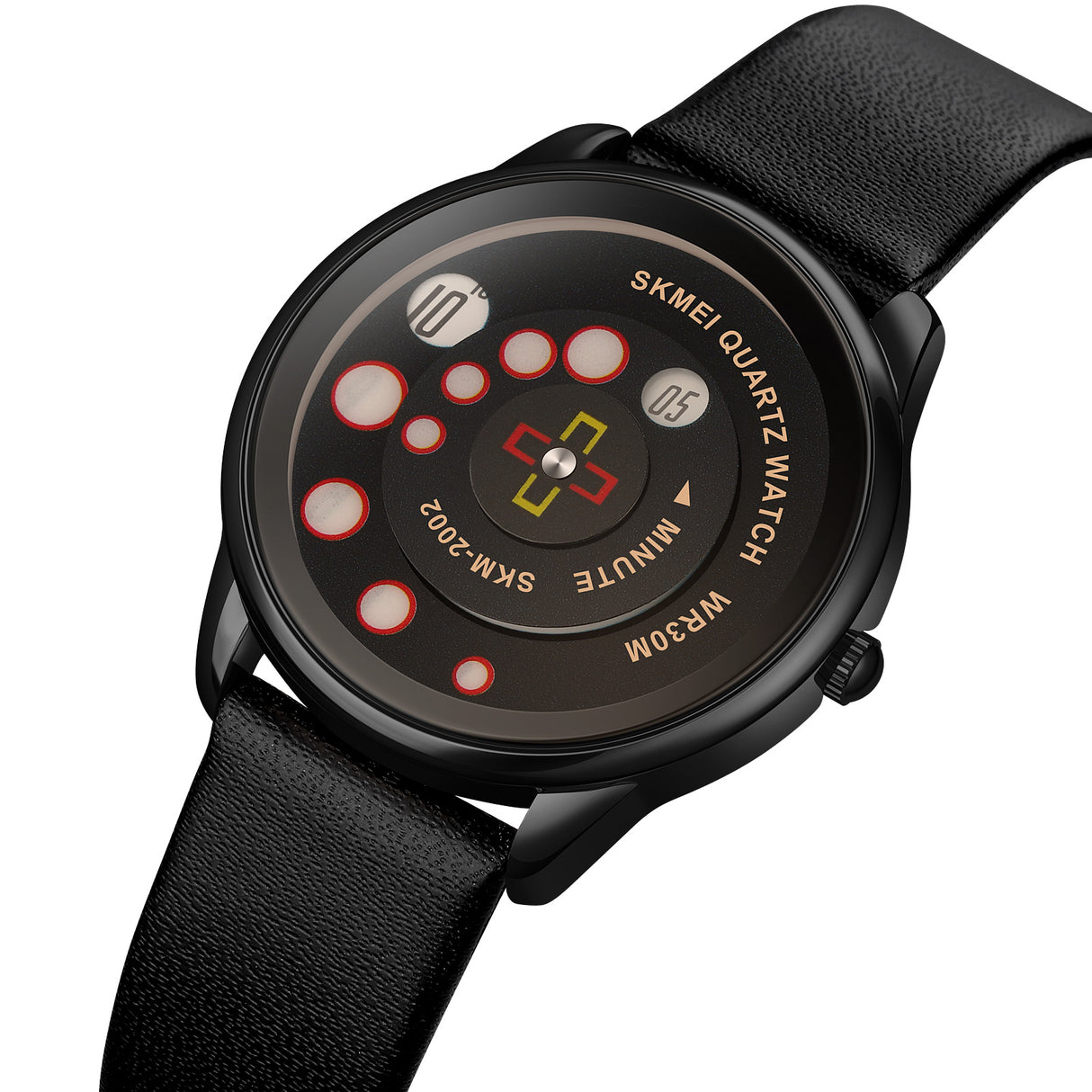 2002 Skmei Reloj para Hombre Pulsera de Cuero Análogo