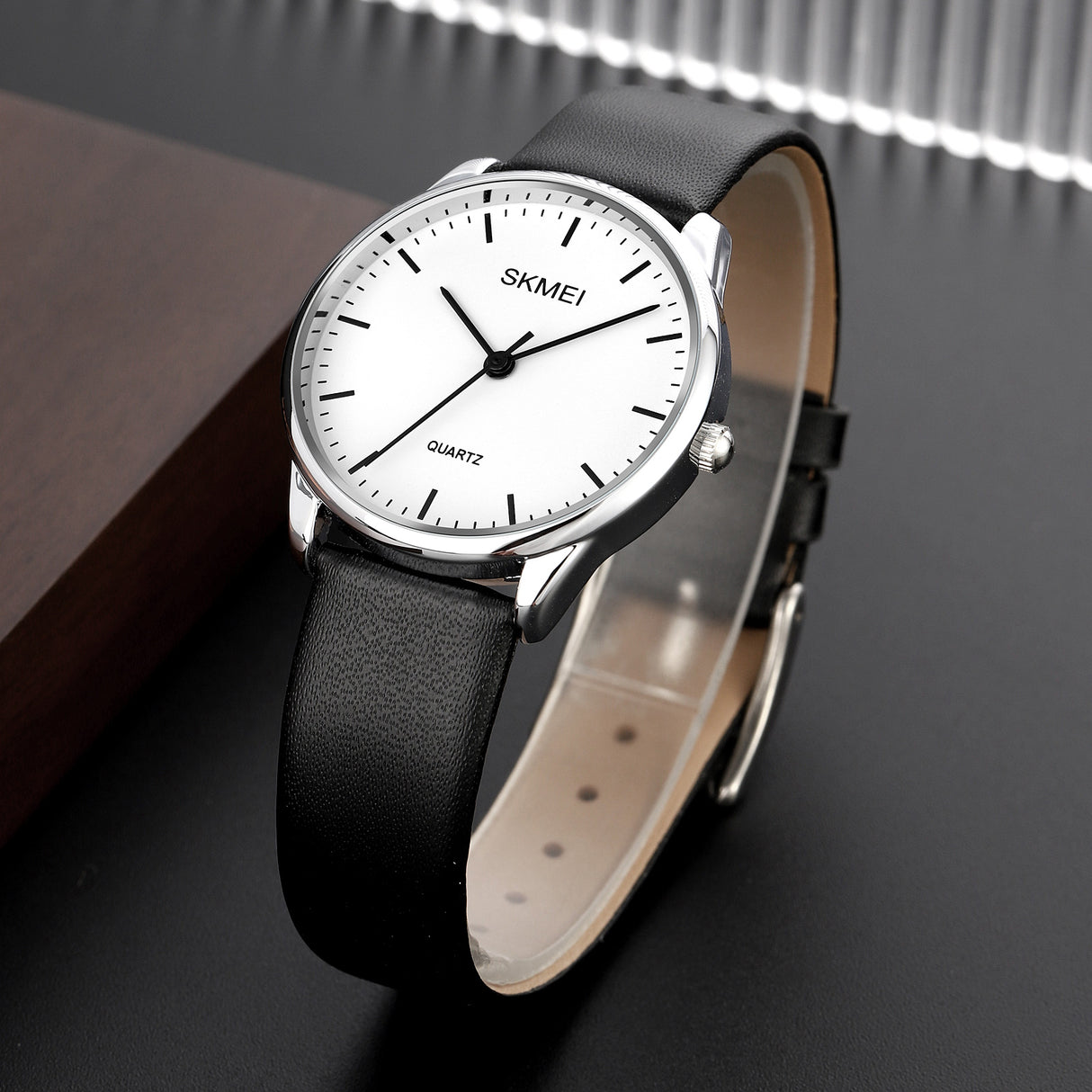 2002 Skmei Reloj para Hombre Pulsera de Cuero Análogo