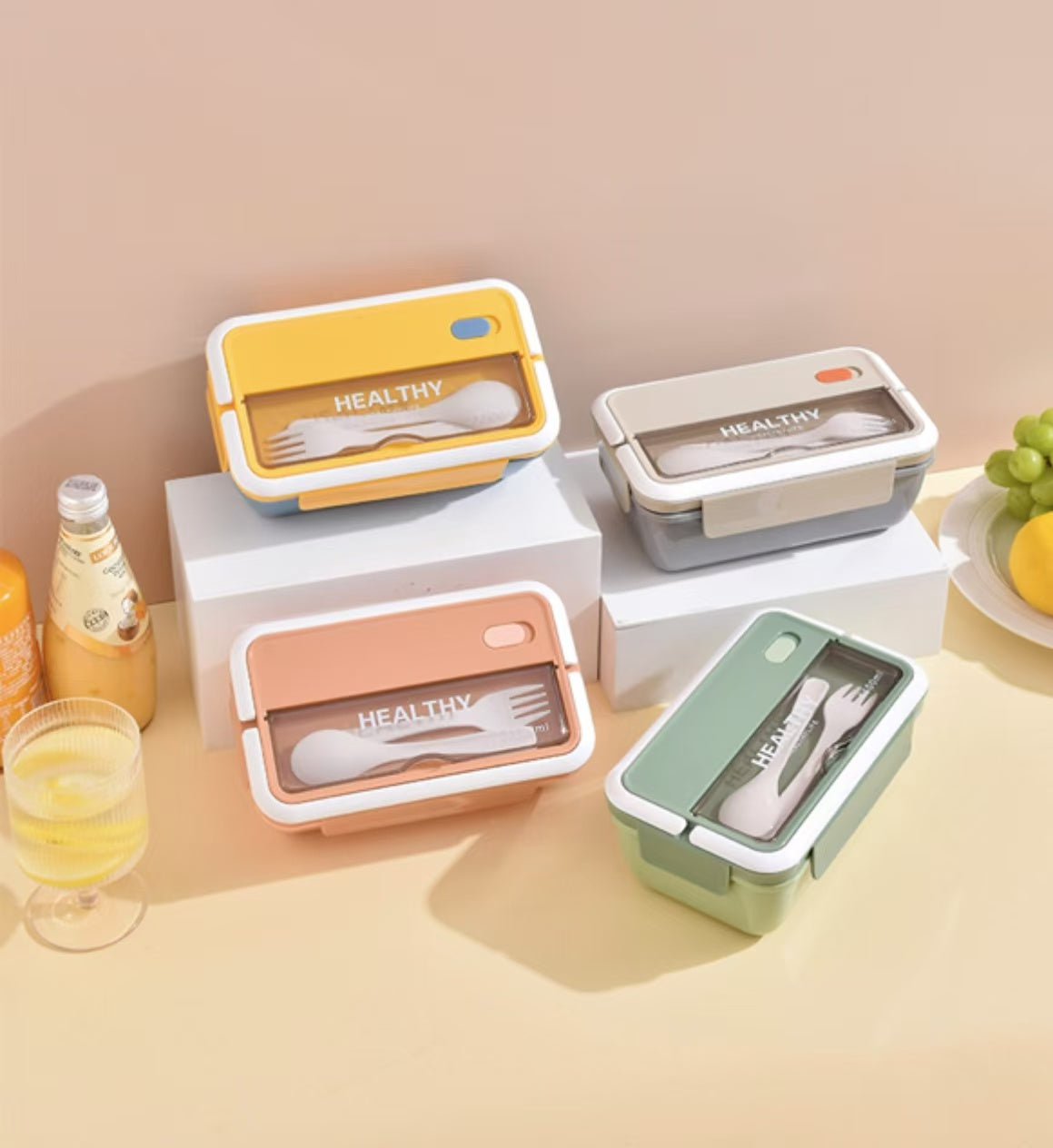 1217-1 Lonchera rectangular elegante