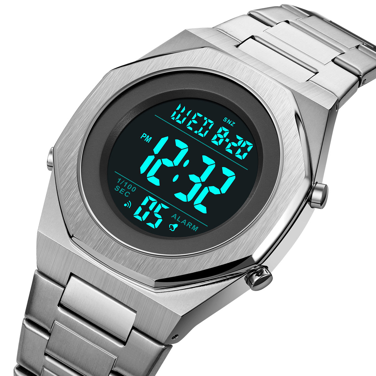 2066 Skmei Reloj para Hombre Pulsera de Metal Digital